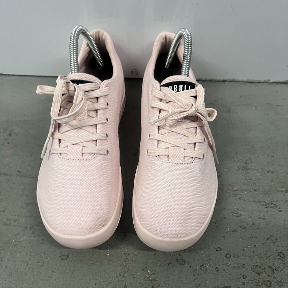 NOBULL Canvas Trainers Pink Womens Size 7 Lightweight Minamalist Gym Shoes - Picture 4 of 11